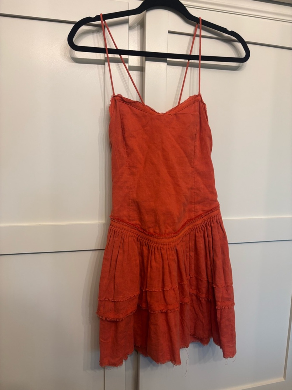NWT Urban Outfitters Linen Drop Waist Mini Dress FAIRY FESTIVAL